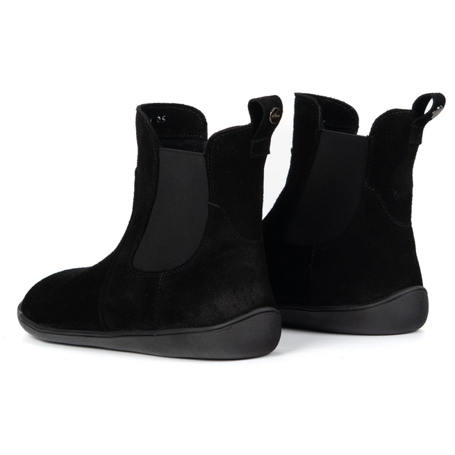 Dámské zimní boty Barefoot Olivier 1797POL black velur