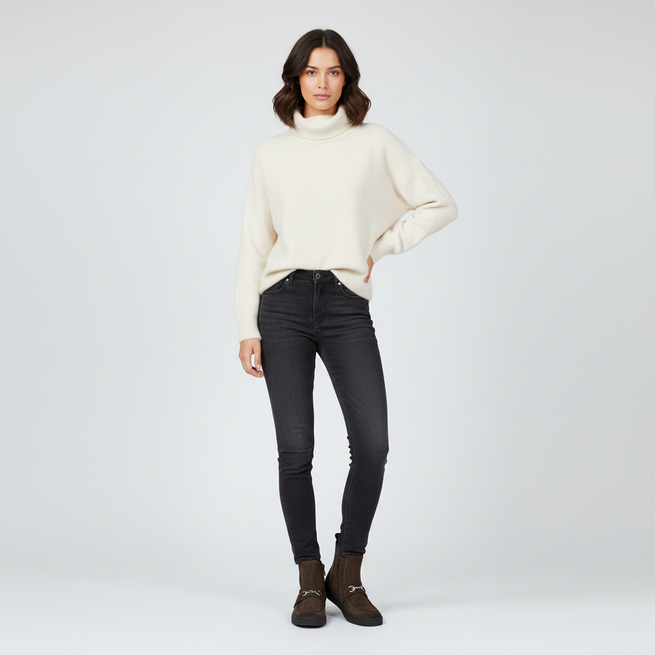 Dámské boty barefoot 1306 zip-up zateplené slingbacks 