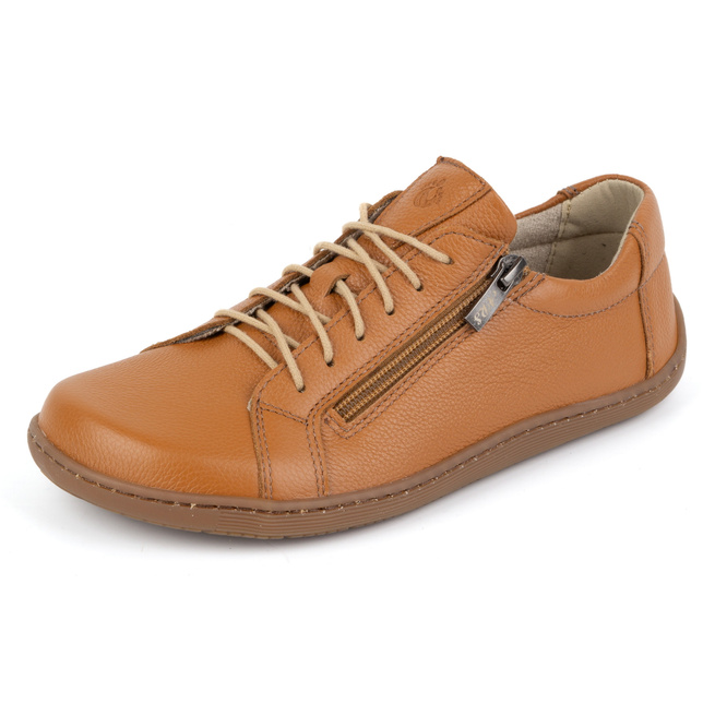 Dámská minimalistická kožená obuv barefoot model 1243 red
