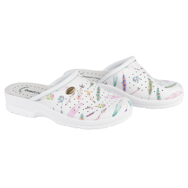 Dámská zdravotní prolamovaná obuv comfooty alessia white