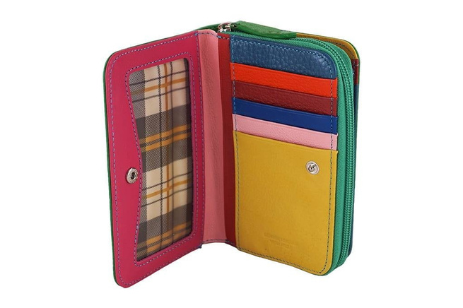 Barberini's - Dámská kožená peněženka - černá