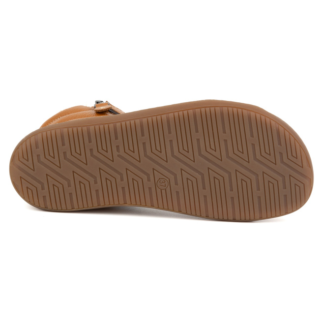 Dámské minimalistické barefoot zimní kožené boty 1261 red