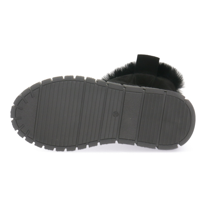 Pollonus dámské zateplené boty black velour 5-1570-008