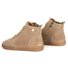 Dámské kožené zimní boty barefoot Z-B04 beige