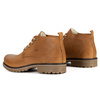 Trzewiki męskie z naturalnej skóry POLBUT 2109S zimowe obuwie miejskie brązowe