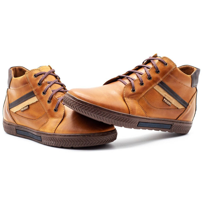 Pánská zimní obuv J47F červená