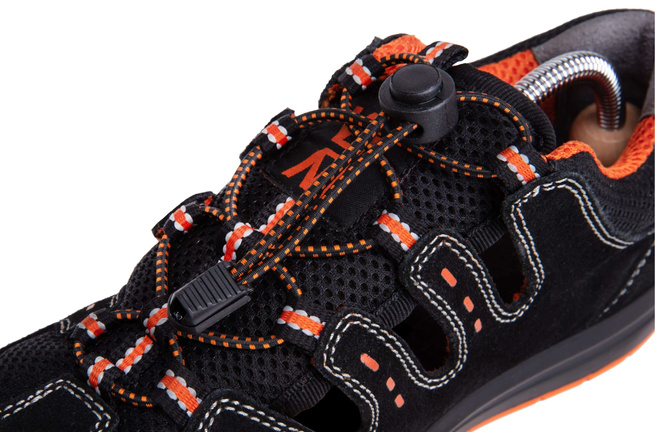 Fast'n laces černá a oranžová
