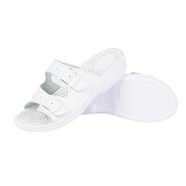Buty damskie klapki regulowane fakirki masujące z kolcami NADIA