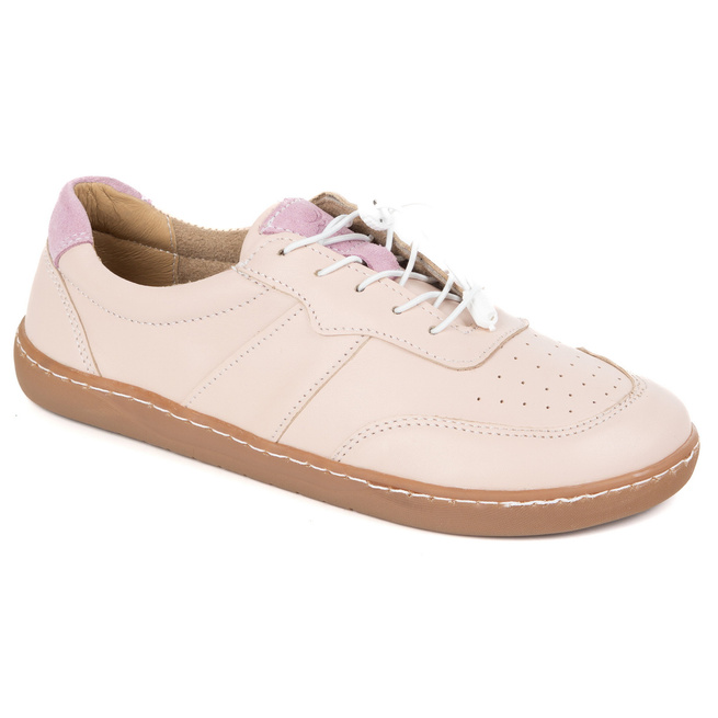 Dámské kožené boty ARIA powder pink 103MP