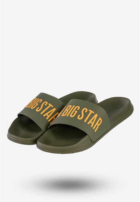 Big Star pánské žabky SS174360 khaki green 