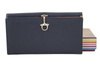 Velká peněženka se zlatým zapínáním - námořnická modř