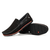 Pánské kožené mokasíny 920K black nubuck