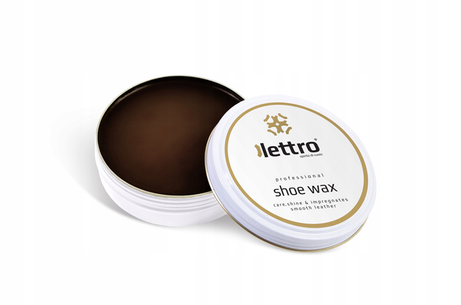 Pielęgnująca nabłyszczająca woskowa pasta do butów Lettro Shoe Wax 100ml ciemny brąz