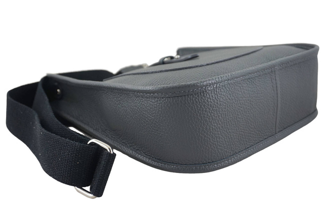 Duża listonoszka z odpinanym łańcuszkiem - Szara ciemna