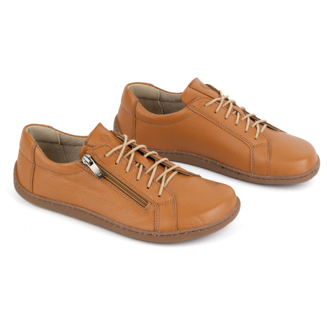 Dámská minimalistická kožená obuv barefoot model 1243 red