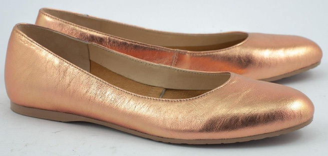 Dámské baleríny 608 měděné
