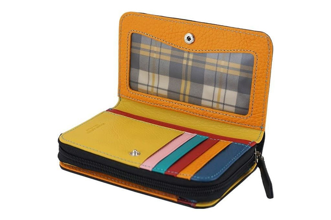 Barberini's - Dámská kožená peněženka - Fialová