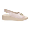 Pollonus dámské kožené sandály 5-1762-005 Satin Pink
