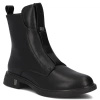 Dámské černé kožené elegantní boty DBT7246 BK Filippo