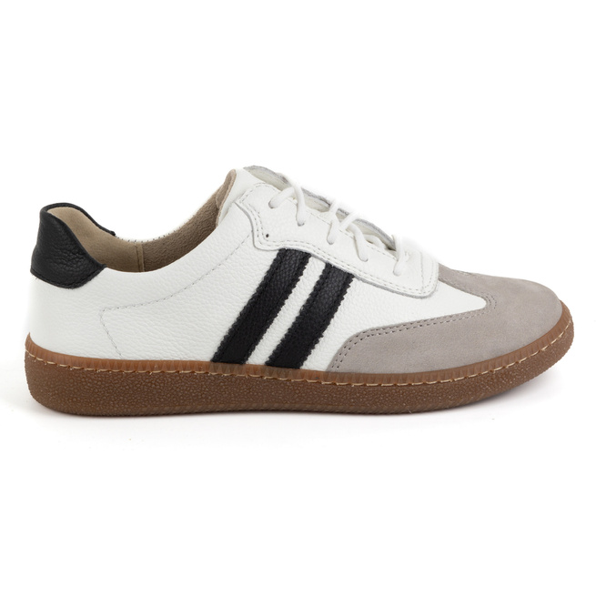 Dámské kožené polobotky STYLE 1259 white