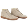 Dámské minimalistické barefoot zimní kožené boty 1293 beige 
