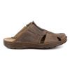 Pánské kožené žabky 312 brown