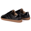 Sneakersy barefoot damskie Kaia Olivier – anatomiczne buty skórzane czarny floter z lakierem