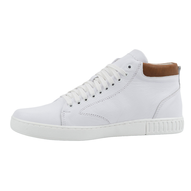 Pánské kožené tenisky 2108 white