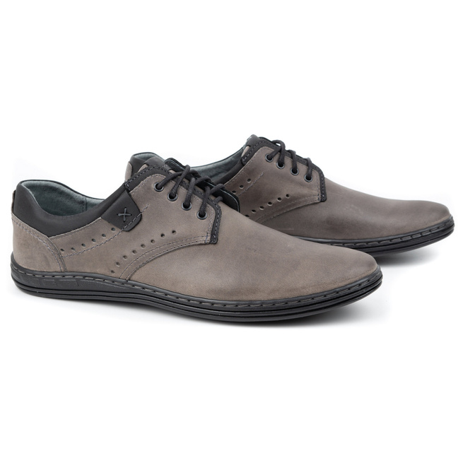 Buty męskie casual 402 szare