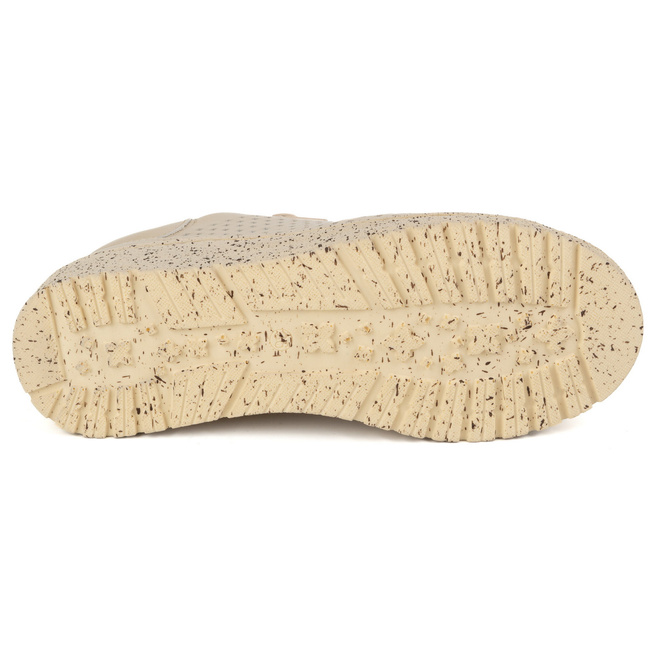 Dámské prolamované kožené tenisky 0720PW beige