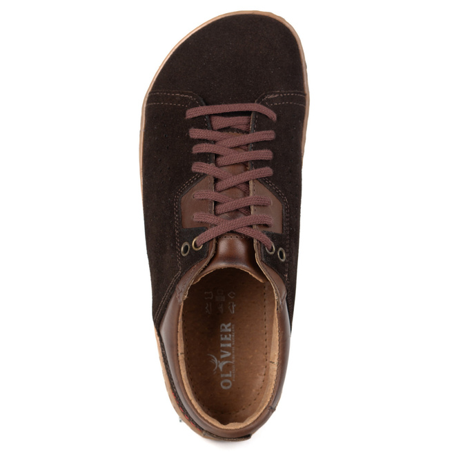Polské barefoot pánské boty 990MP brown nubuk