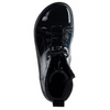 Barefoot buty skórzane minimalisthyczne Riley ocieplane czarne lakier