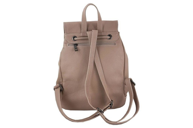 Plecak damski skórzany - Barberini's - Granatowy