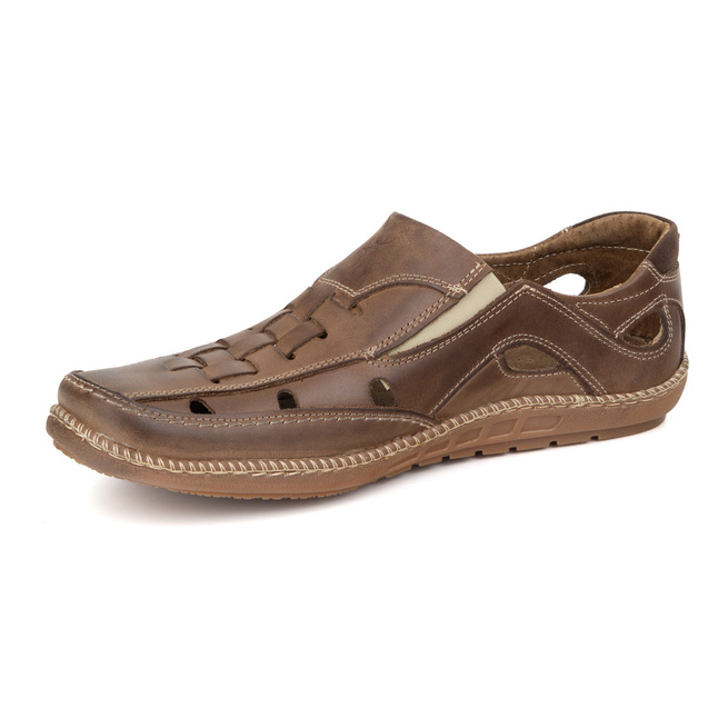 Pánské nazouvací boty 314GT camel
