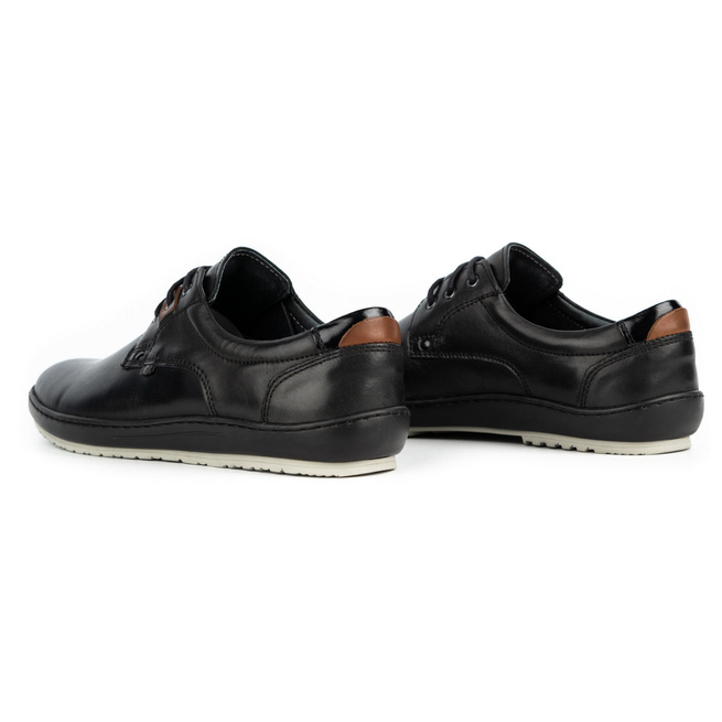 Pánská kožená obuv 24KAM černá