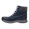 Dámské kožené boty Pollonus navy blue 5-0739-021