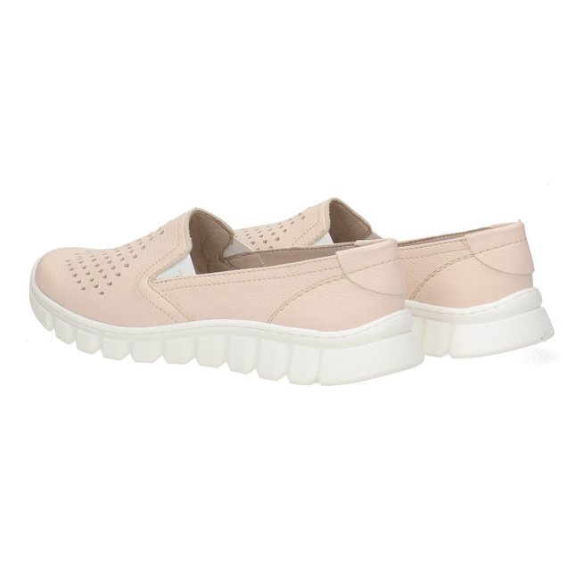Dámské kožené nazouvací boty Pollonus slip-on 5-1632-002