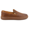 Buty męskie wsuwane ze skóry naturalnej POLBUT 2124 camel