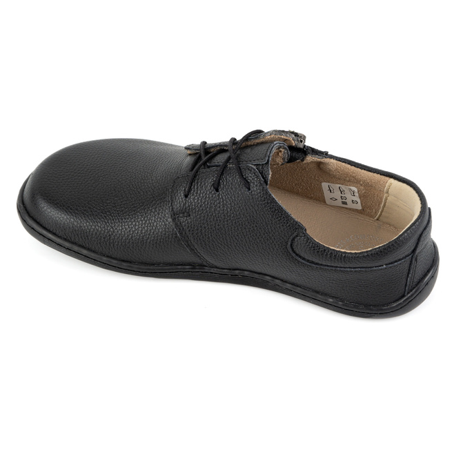 Dámská kožená minimalistická obuv barefoot 1244 černá
