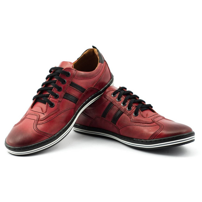 Pánská obuv CASUAL 1801 red