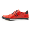Buty męskie casual 1801L czerwone z czarnym