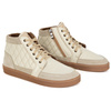Buty damskie zimowe barefoot skórzane Z-B05 ecru