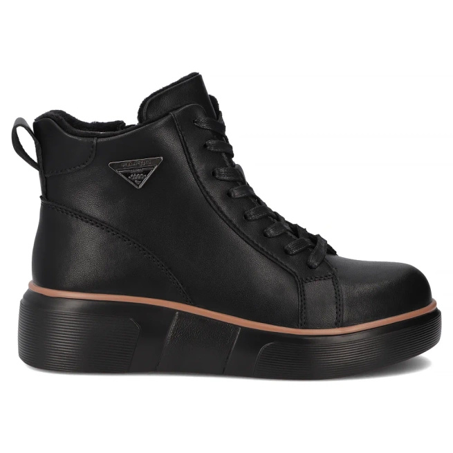 Filippo kožené boty na platformě DBT6452/25 BK Black