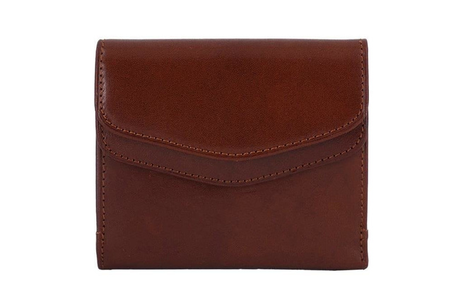 Barberini's portfel ze skóry naturalnej - Granatowy