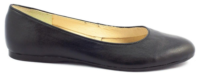 Baleriny damskie 608 czarne