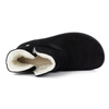 Buty damskie BAREFOOT zimowe Olivier Harper czarne skórzane, ocieplane wełną merino