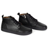Buty damskie zimowe barefoot skórzane Z-B04 czarne