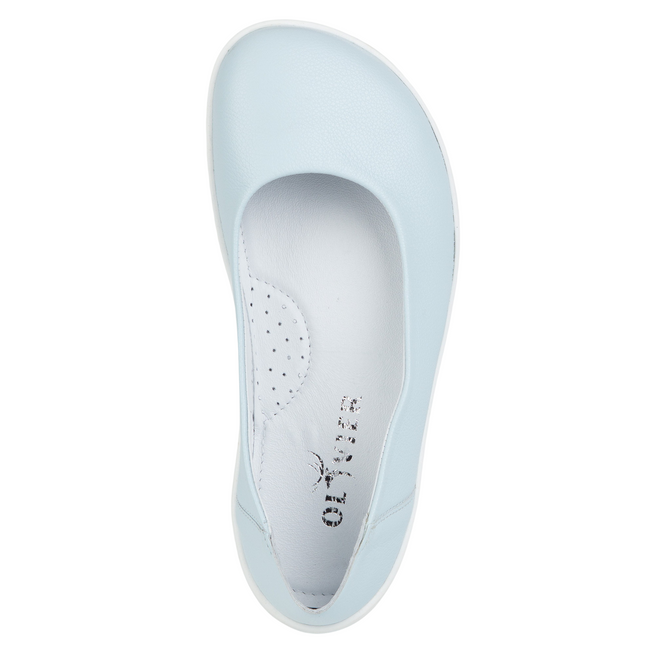 BAREFOOT Dámské minimalistické nazouvací lodičky 1771POL modrá