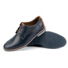 Pánská elegantní kožená obuv 825K navy blue