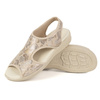 Dámské flexibilní sandály comfooty emma beige glossy